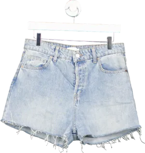 H&M Light Blue Denim Shorts UK S
