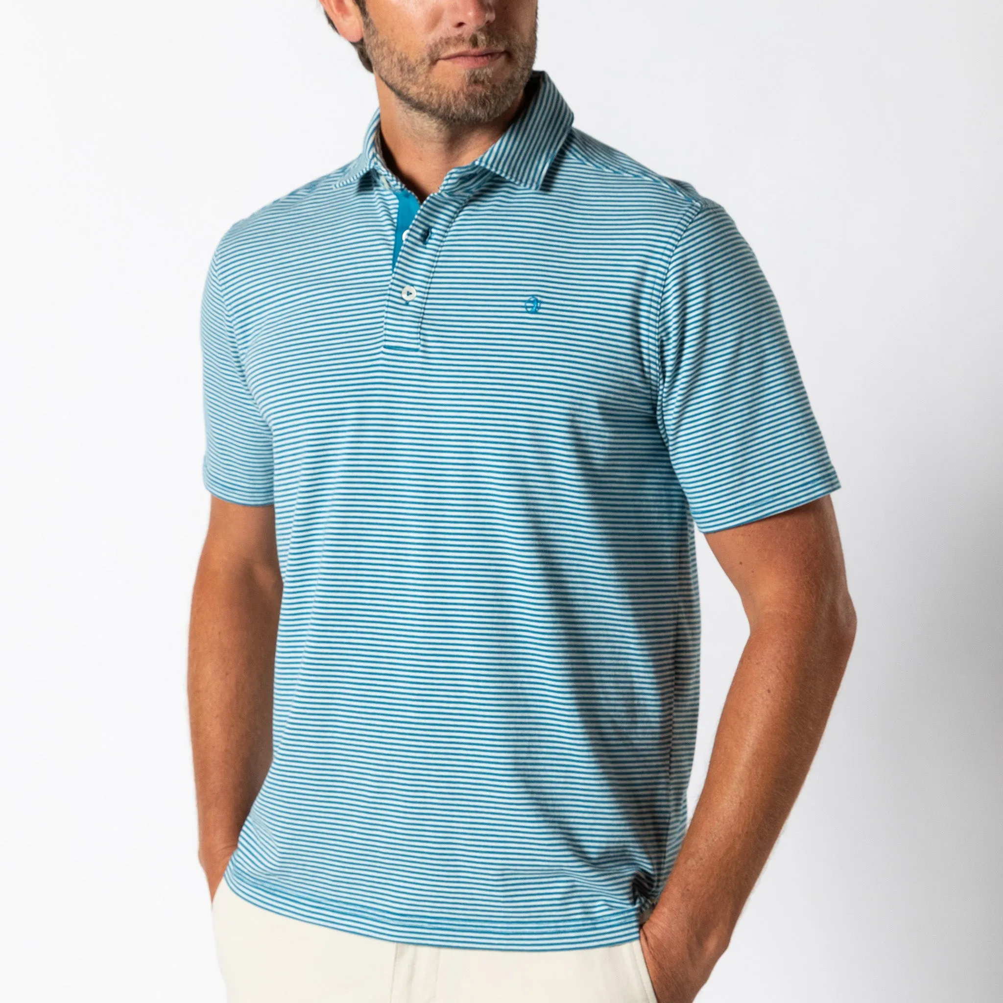 Hanover Pima Cotton Polo - Classic Stripe