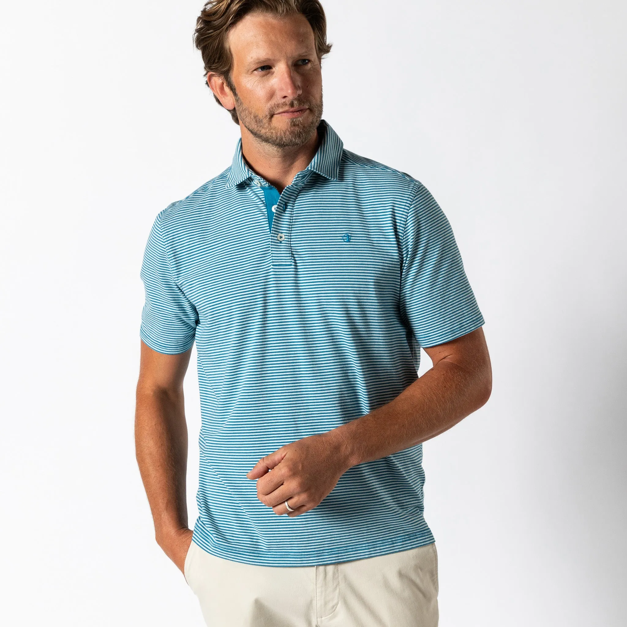 Hanover Pima Cotton Polo - Classic Stripe