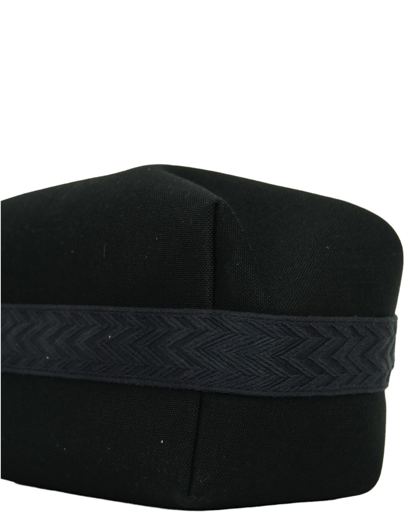 Hermes Navy Canvas Bride-A-Brac Pouch Bag