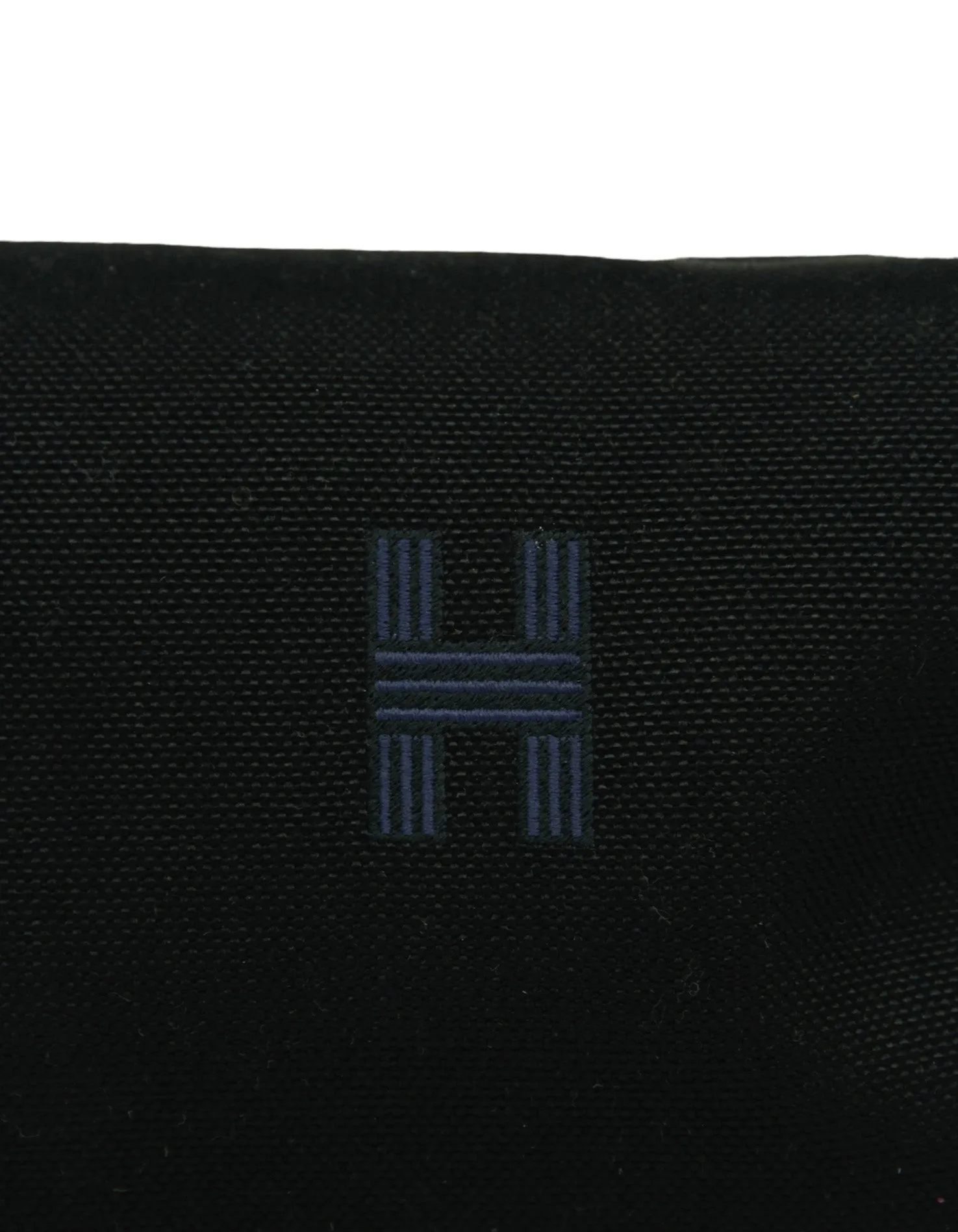 Hermes Navy Canvas Bride-A-Brac Pouch Bag