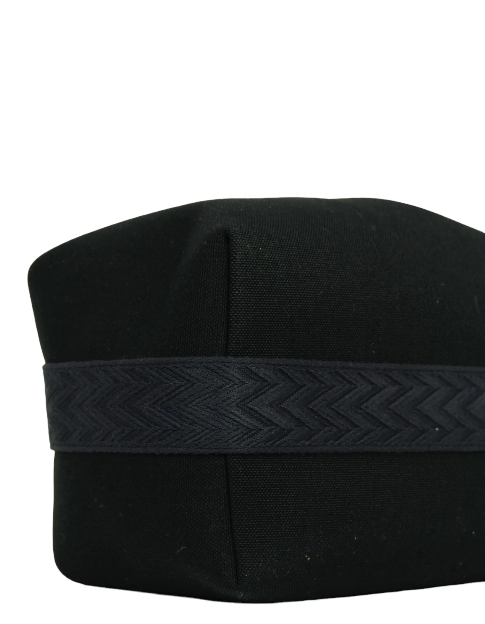Hermes Navy Canvas Bride-A-Brac Pouch Bag