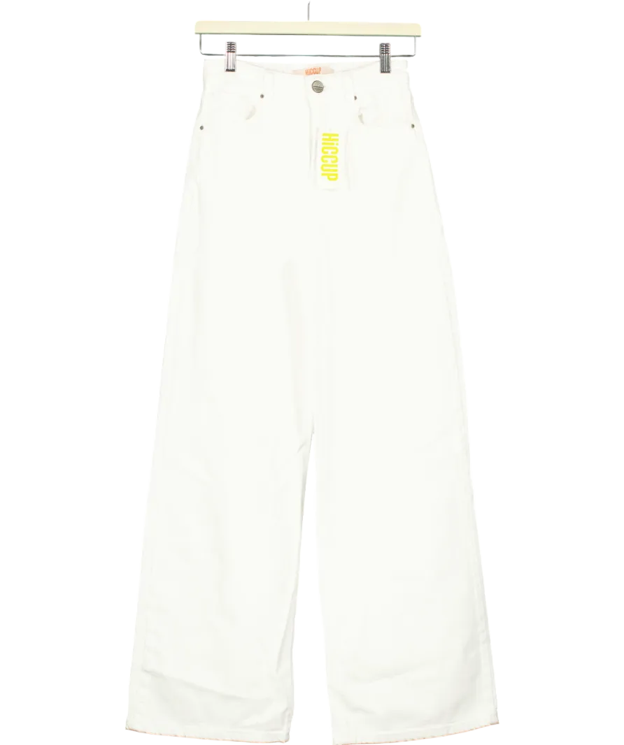 Hiccup White Straight Leg Jeans W26