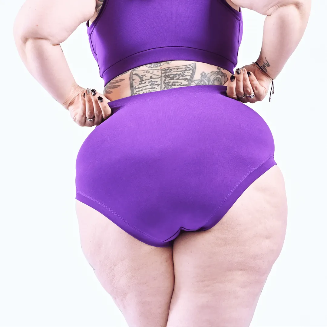 High Rise Briefs - Iris