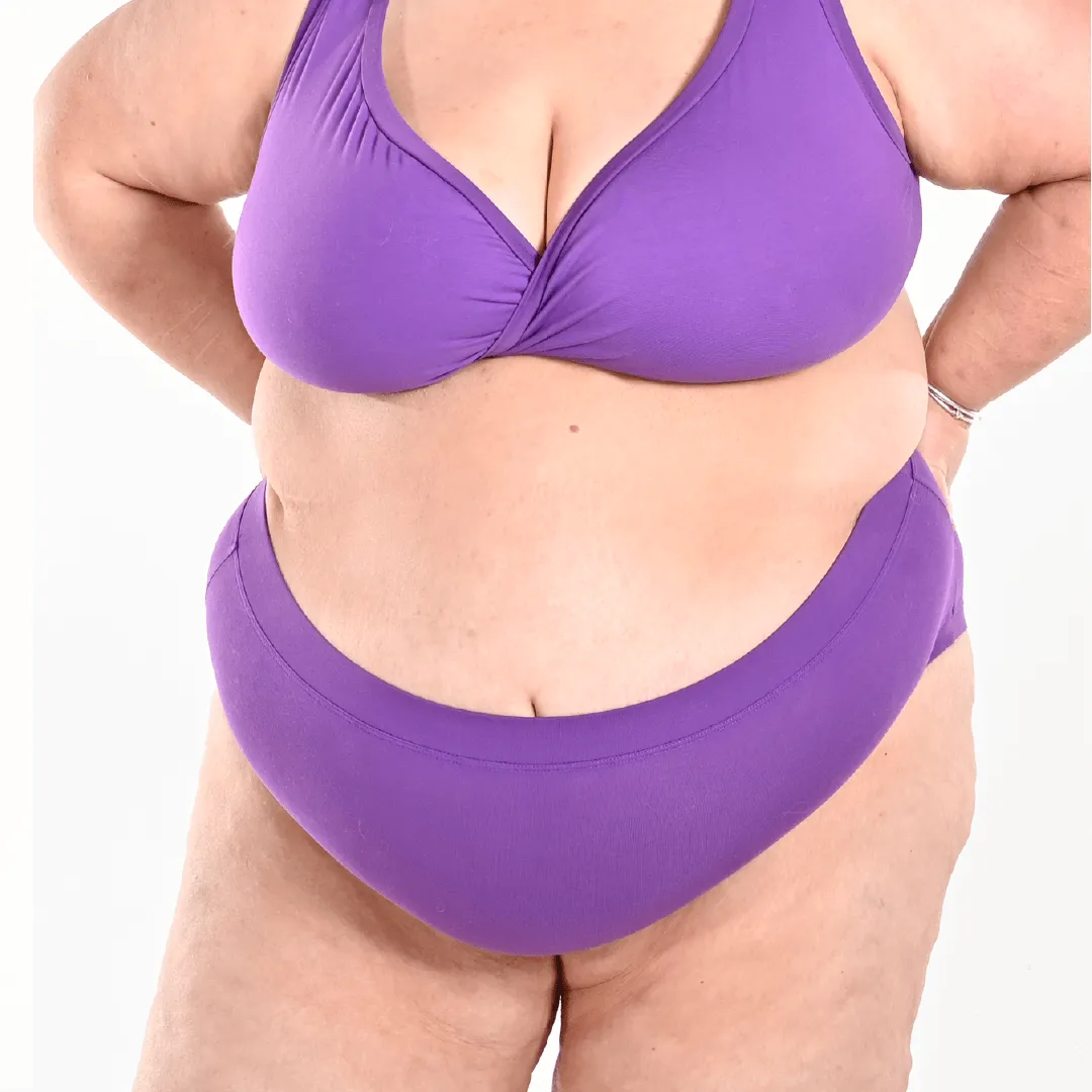 High Rise Briefs - Iris
