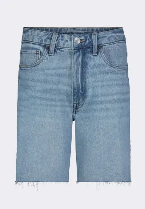 High Rise Women's Bermuda Bambi, Vintage Blue - BL16079