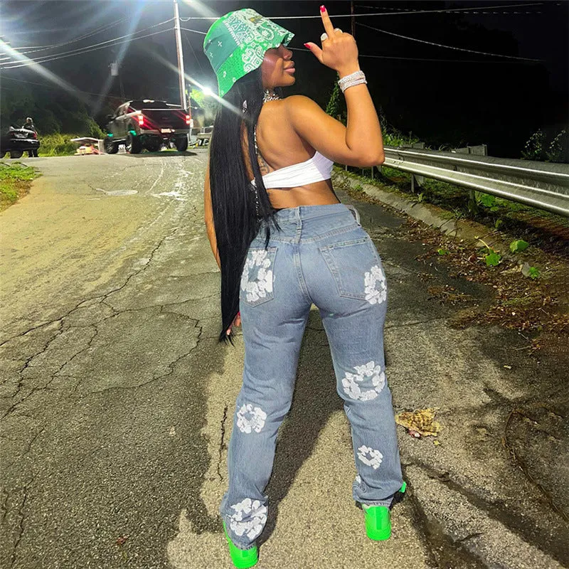 High Waist Jeans Women's