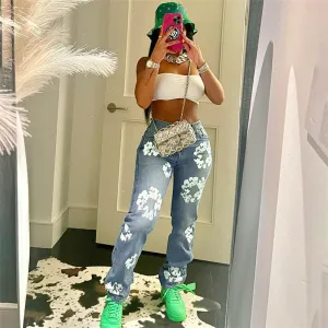 High Waist Jeans Women's