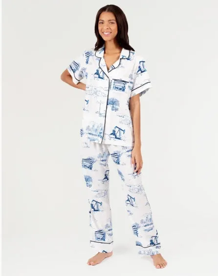 Houston Toile Pajama Pant Set