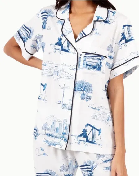 Houston Toile Pajama Pant Set