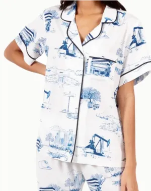 Houston Toile Pajama Pant Set