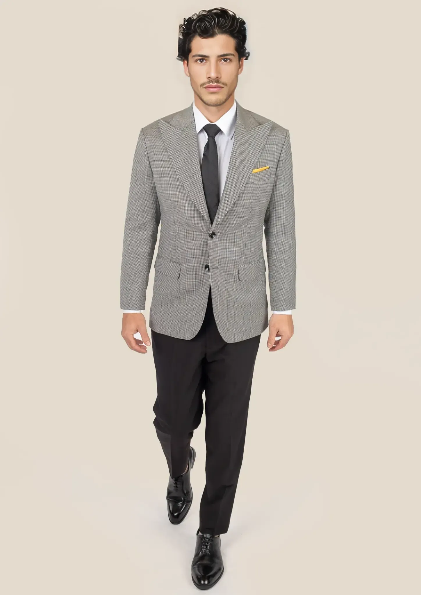 Hudson Grey Houndstooth Jacket