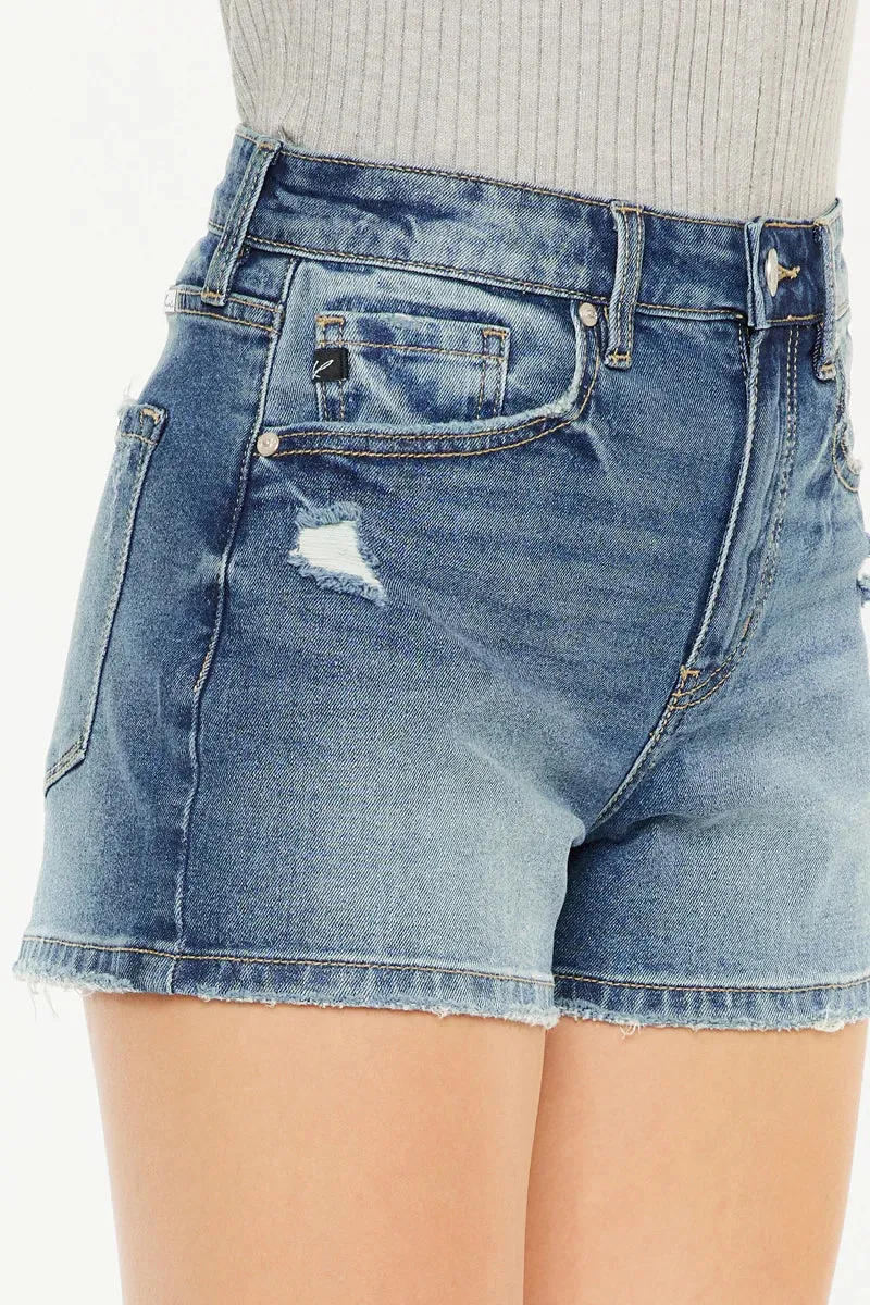 Inaya High Rise Mom Shorts - Final Sale
