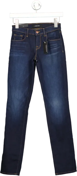 J Brand Blue Mid Rise Straight Leg Jeans BNWT W24