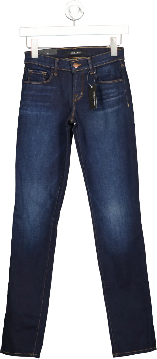 J Brand Blue Mid Rise Straight Leg Jeans BNWT W24