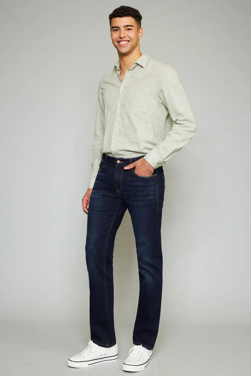 James Dark Wash Slim Straight - Men
