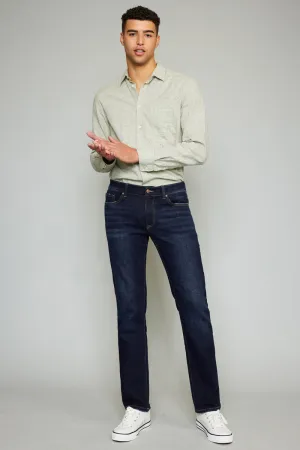 James Dark Wash Slim Straight - Men