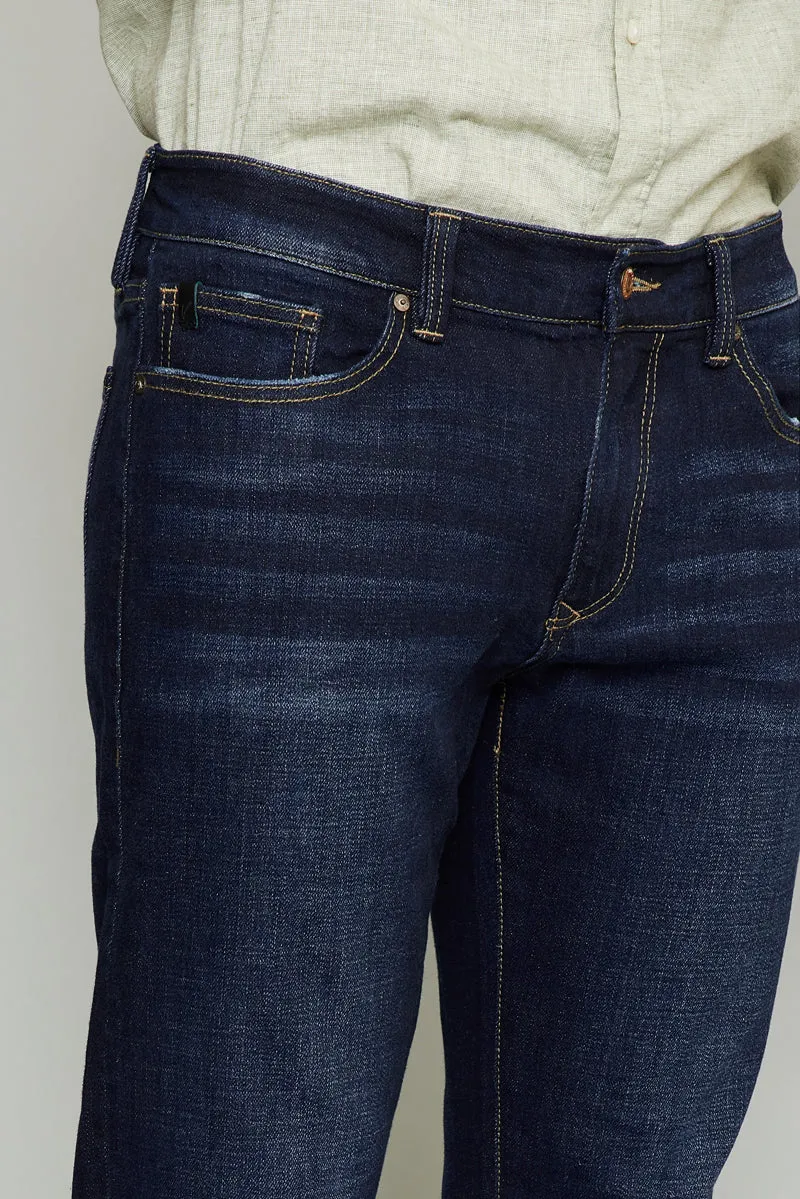 James Dark Wash Slim Straight - Men