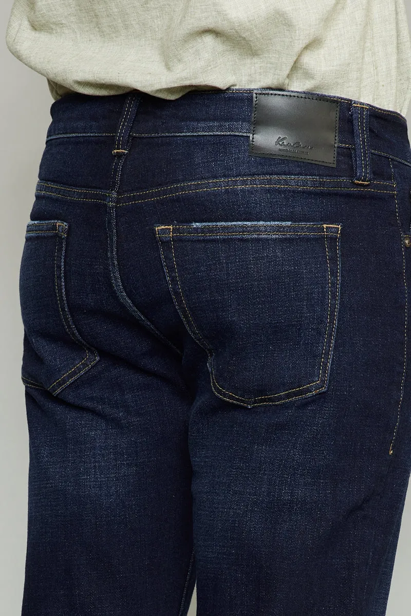 James Dark Wash Slim Straight - Men