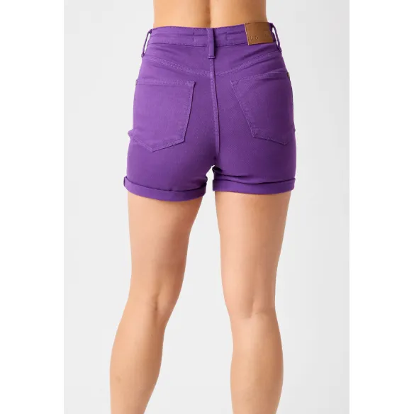 Judy Blue High Waist Tummy Control Garment Dyed Shorts