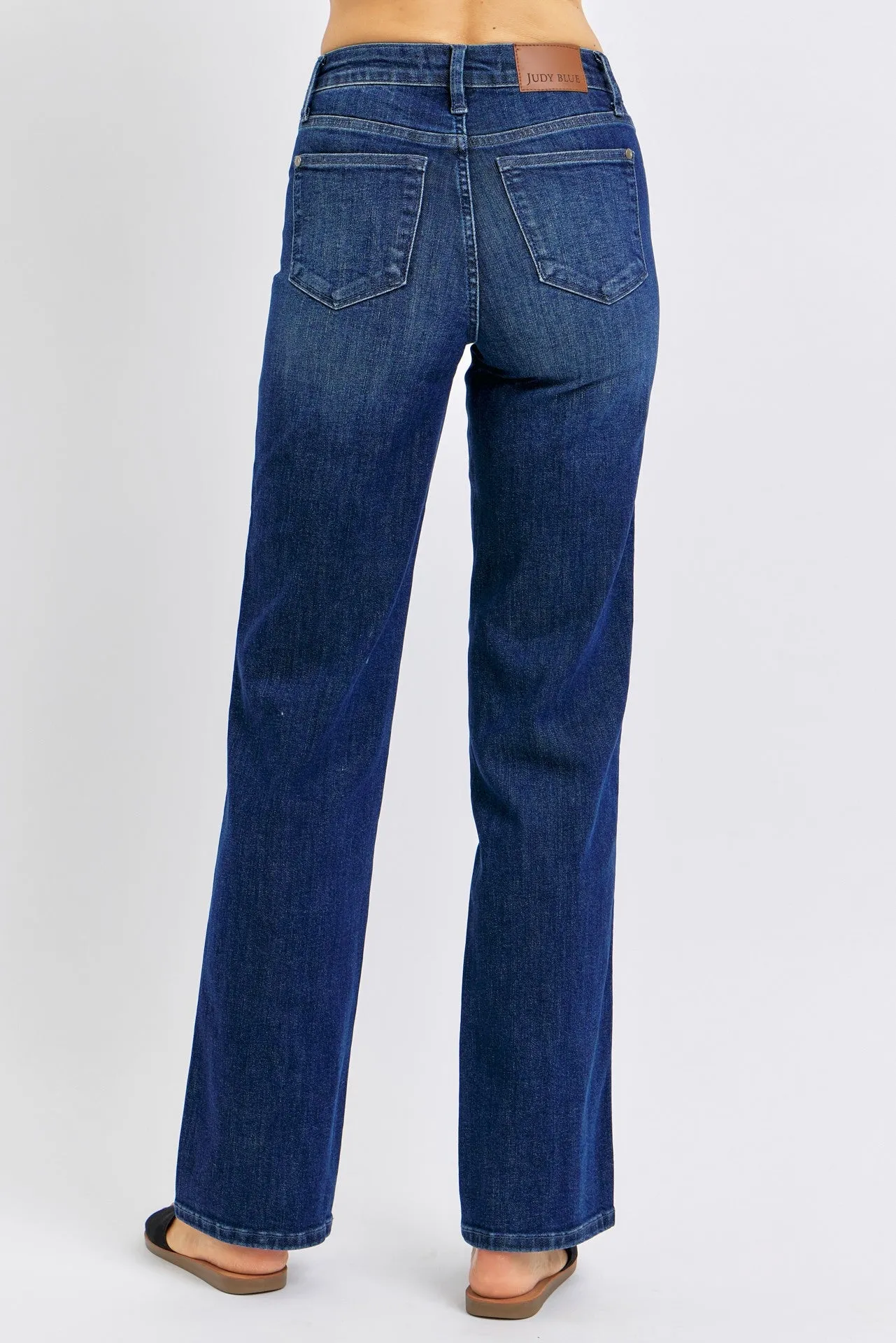 Judy Blue Mid-Rise Classic Straight Leg Jeans
