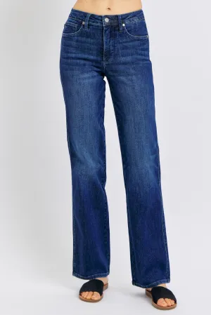 Judy Blue Mid-Rise Classic Straight Leg Jeans
