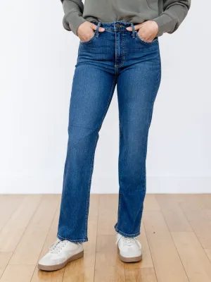 Just Black Dark Denim Super Soft 90s Longer Straight