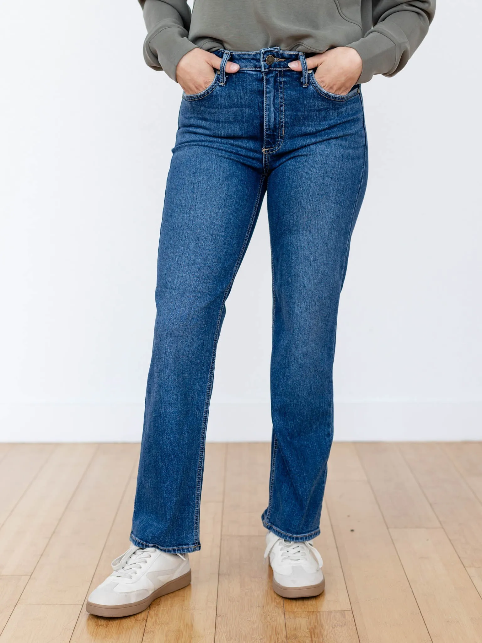 Just Black Dark Denim Super Soft 90s Longer Straight
