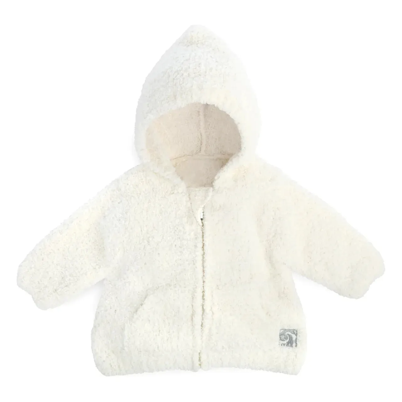 Kashwere Baby Ultra Plush Creme Baby Hoodie & Pants Set