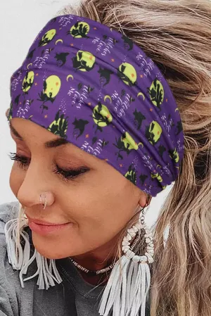 Kyoho Grape Crossed Detail Halloween Printed Headband