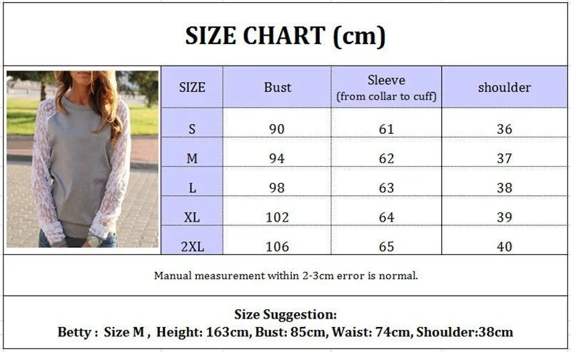 Lace Blouse Shirt female Long Sleeve Blouse Shirt Blouse Shirt Tops Solid O Neck Casual clothing
