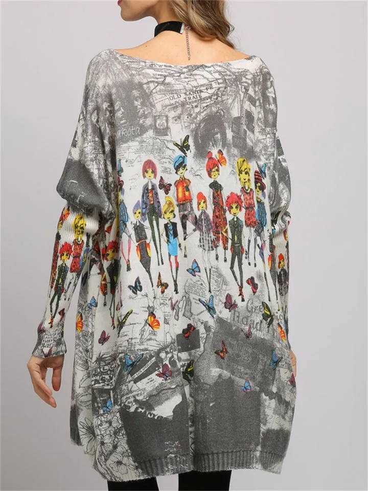 Latest Simple Relaxed Women's Autumn Above Ankle Length Dresses