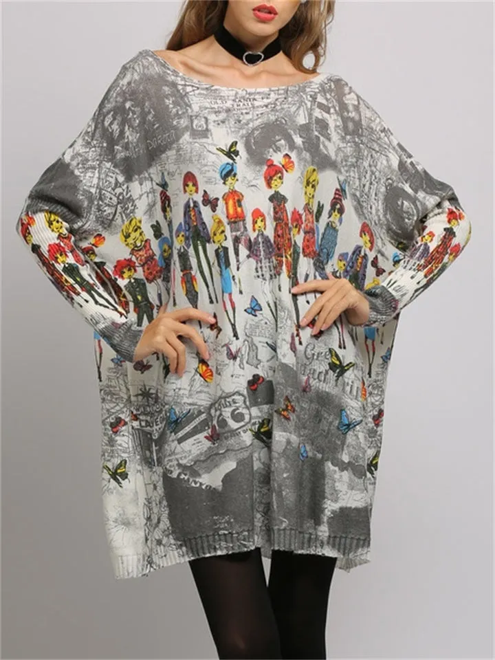 Latest Simple Relaxed Women's Autumn Above Ankle Length Dresses