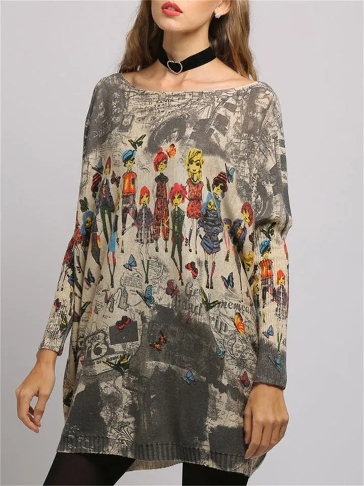 Latest Simple Relaxed Women's Autumn Above Ankle Length Dresses