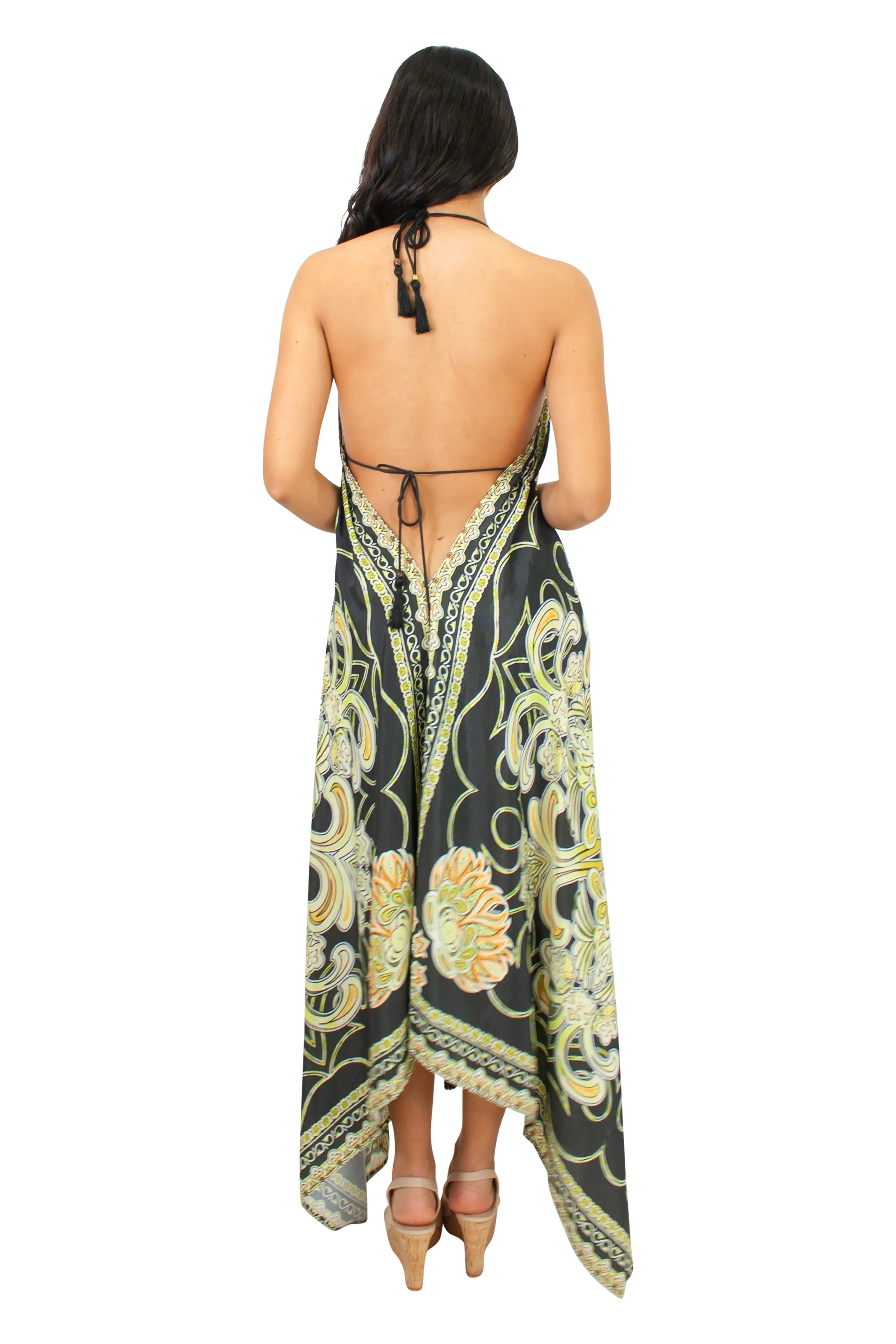 LD-104 Dress in Green Mix