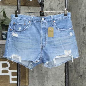 Levi's Women's 501 Original High-Rise Jean Shorts Sansome Straggler 32