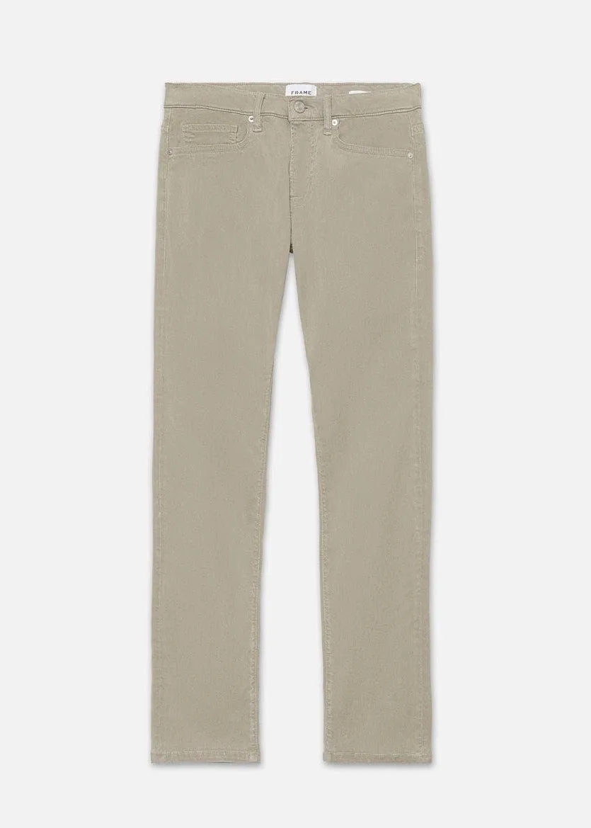 L'Homme Slim Pants (Smoke Beige)