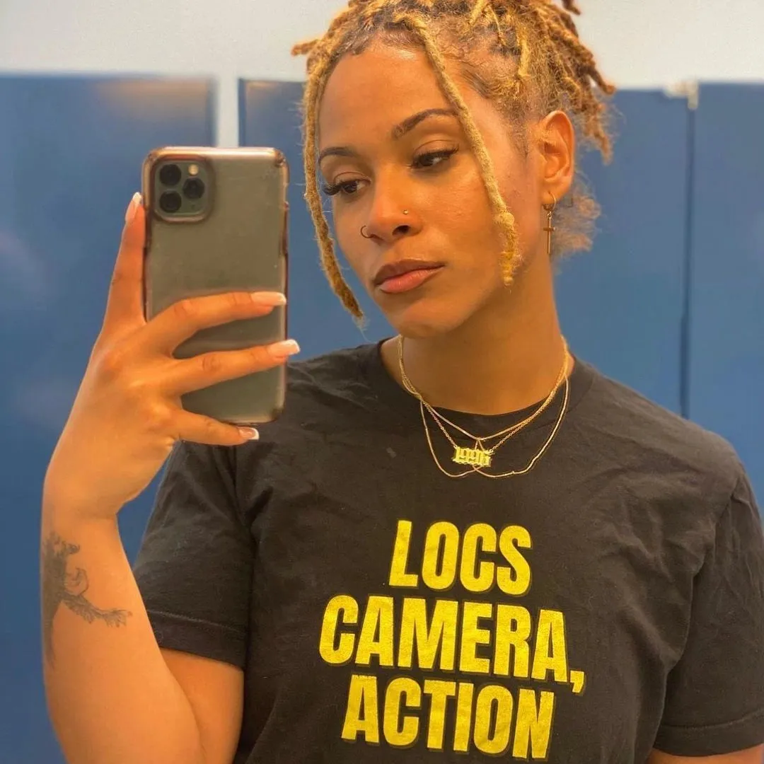 LOCS, CAMERA, ACTION TEE (BLK)