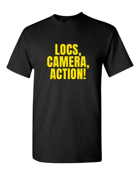 LOCS, CAMERA, ACTION TEE (BLK)