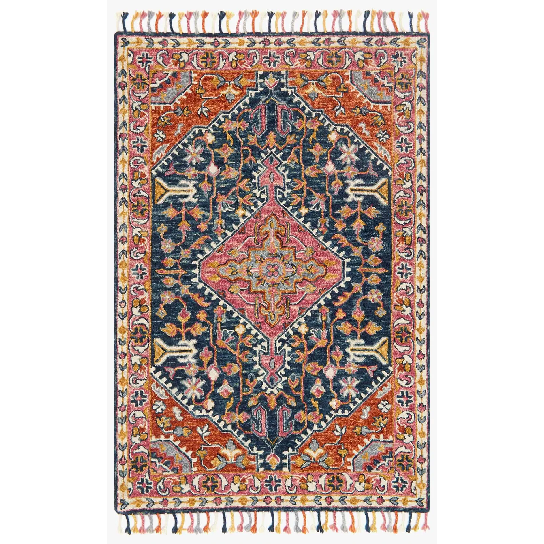 Loloi Rugs Zharah Collection - ZR-01 Navy/Multi
