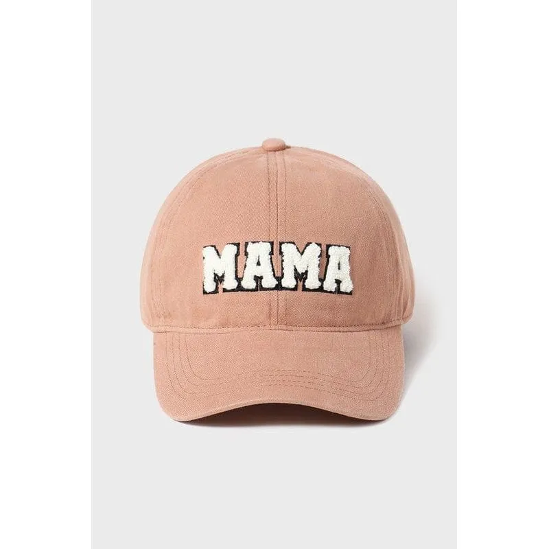 Mama sherpa lettered baseball cap