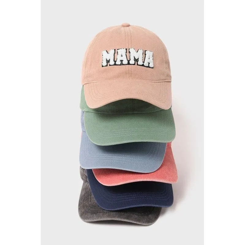 Mama sherpa lettered baseball cap