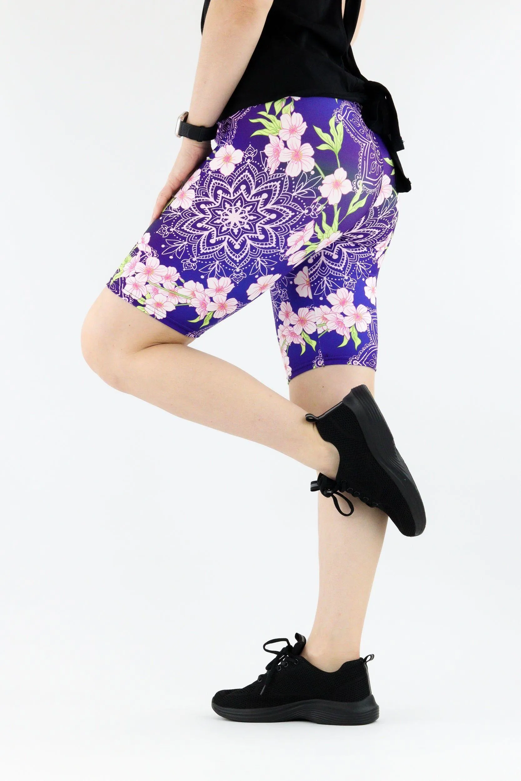 Mandala Bloom - Casual Long Shorts