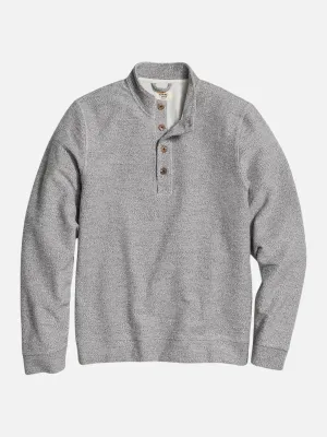 Marine Layer Clayton Textured Pullover - Grey