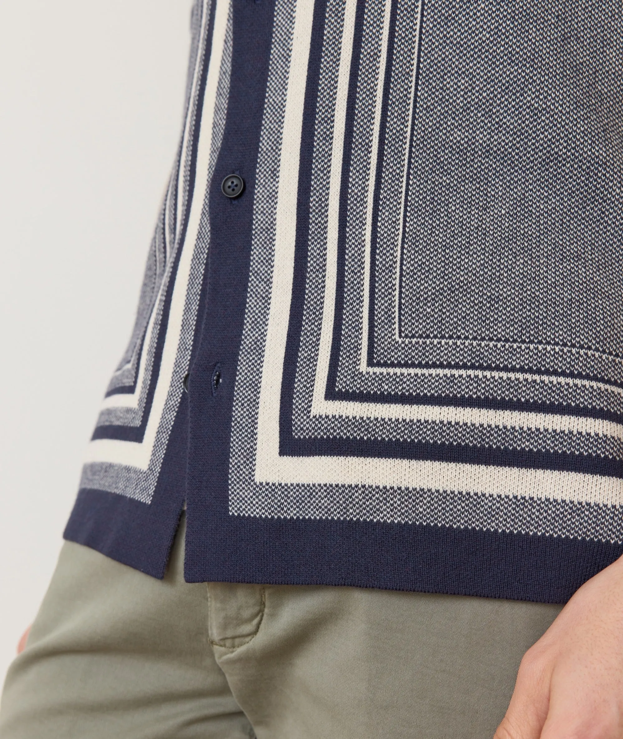 Marine Layer Ethan Sweater Button-Down Shirt