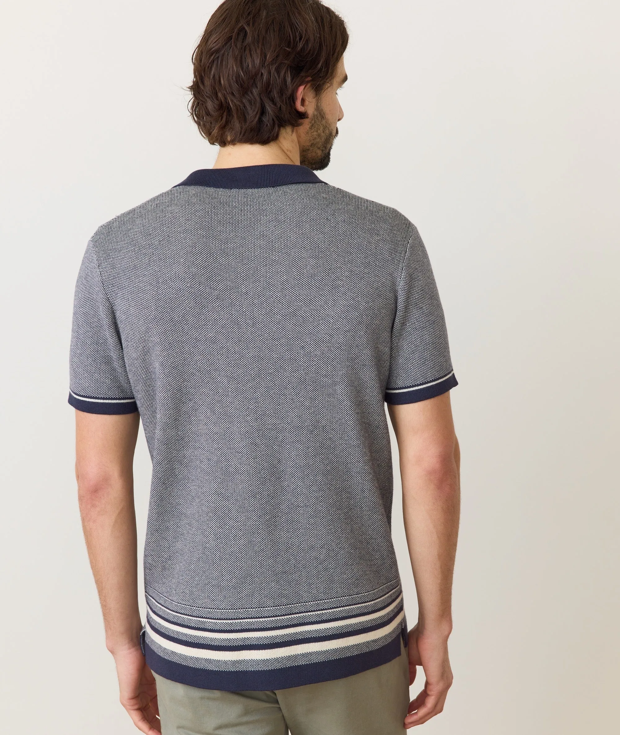 Marine Layer Ethan Sweater Button-Down Shirt