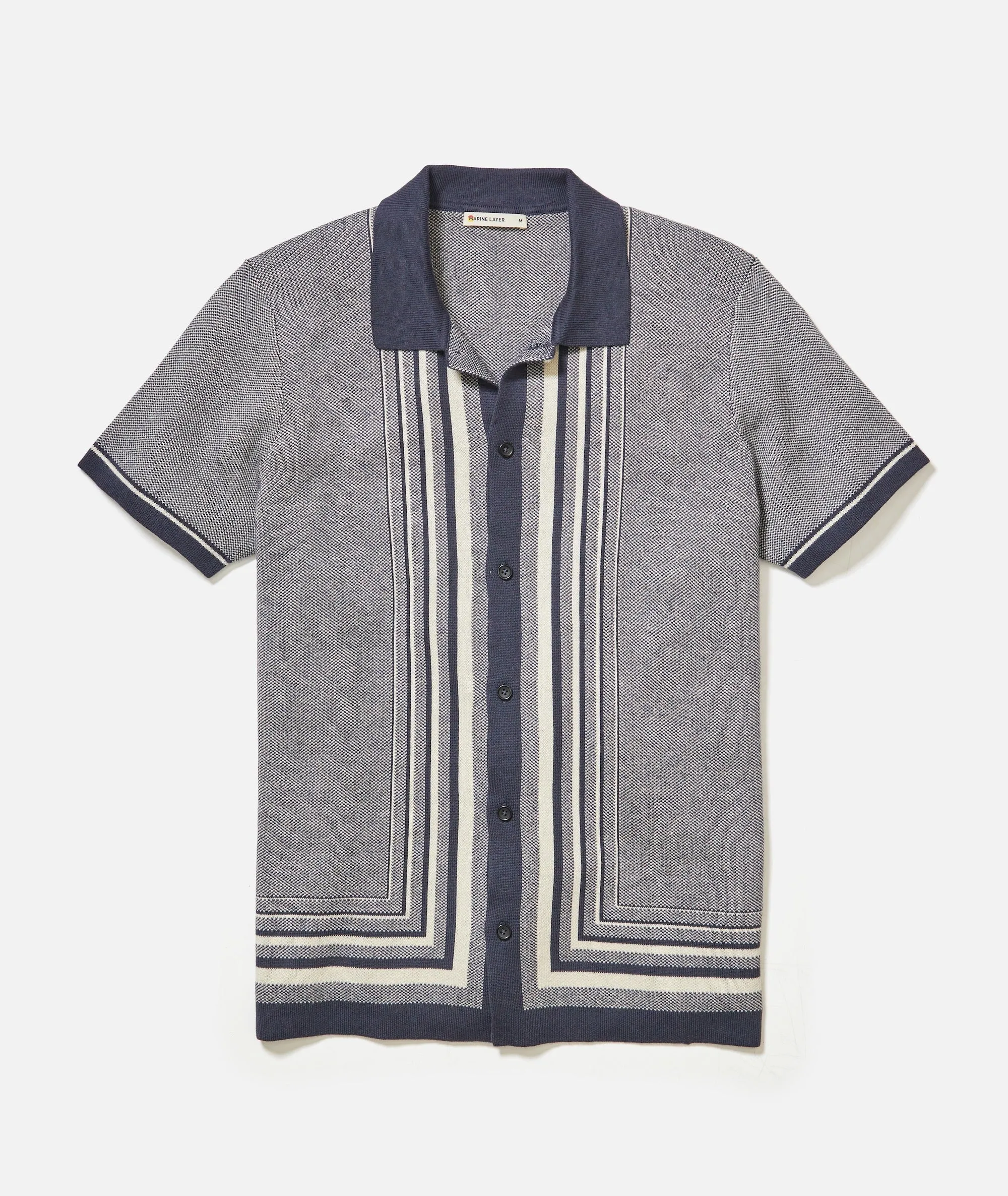 Marine Layer Ethan Sweater Button-Down Shirt