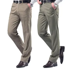 Men's Flat Front Slacks