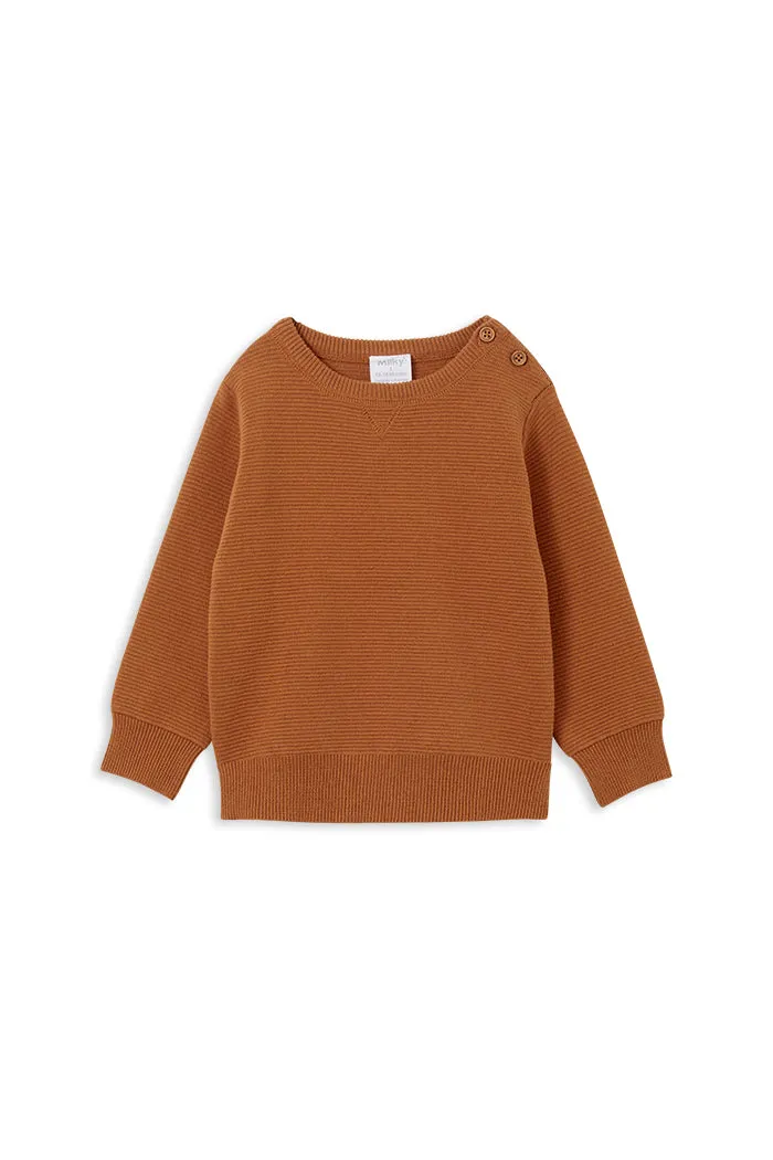 MILKY MAPLE KNIT SWEATER