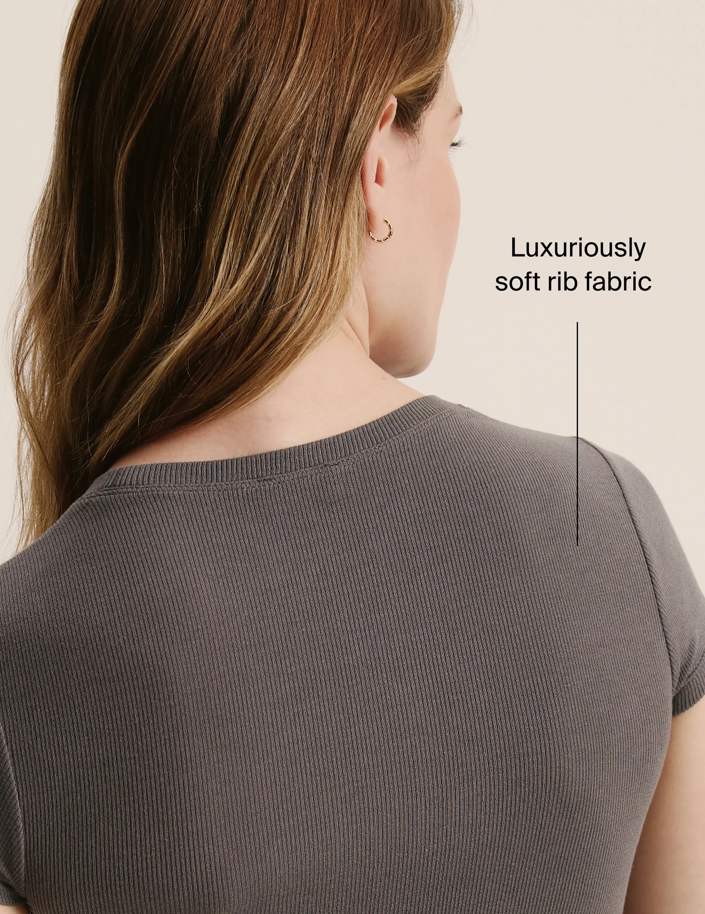 Modal Rib T-Shirt